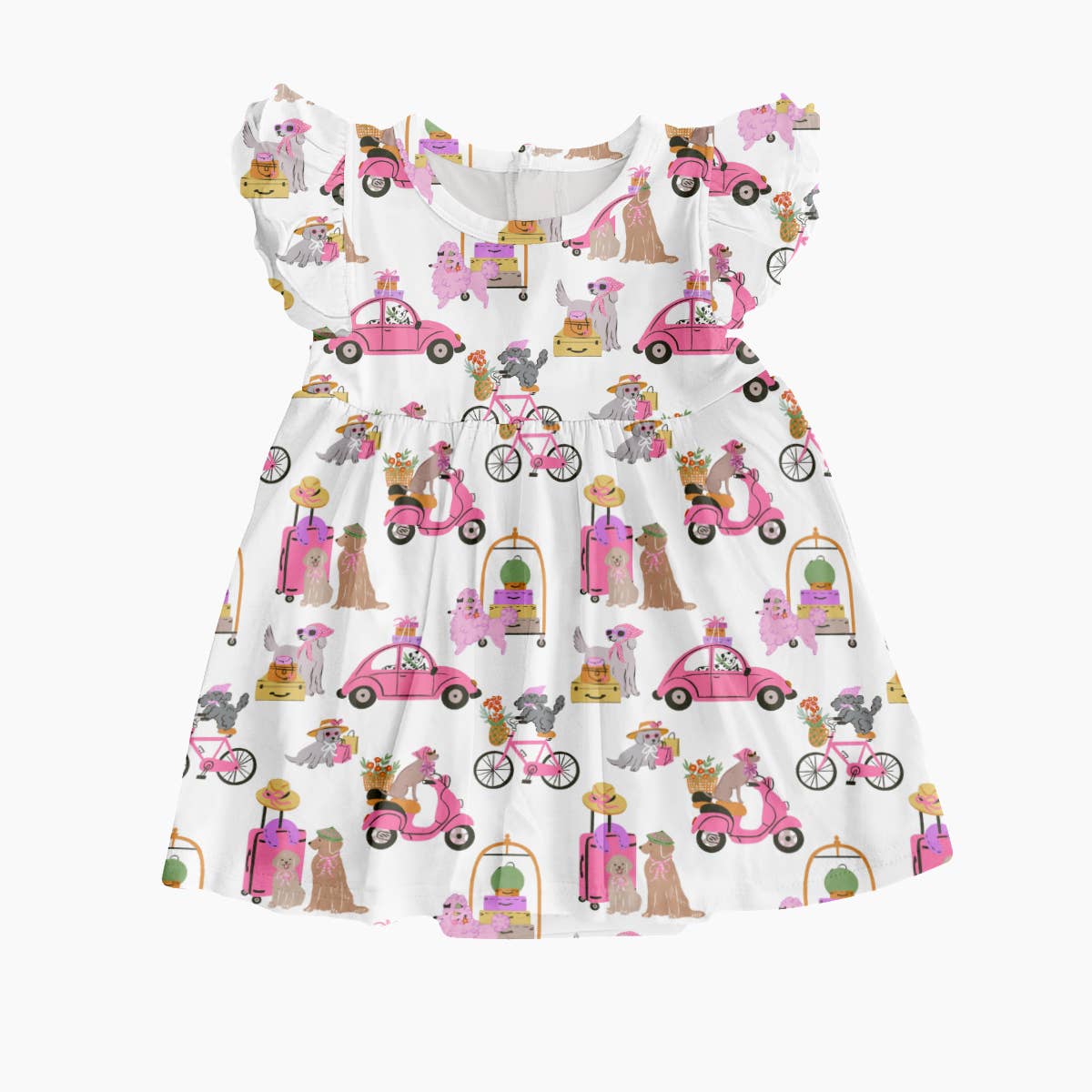 Puppy Chic (Posh Travel Dogs) Â Bodysuit Dress: 3-6 mo