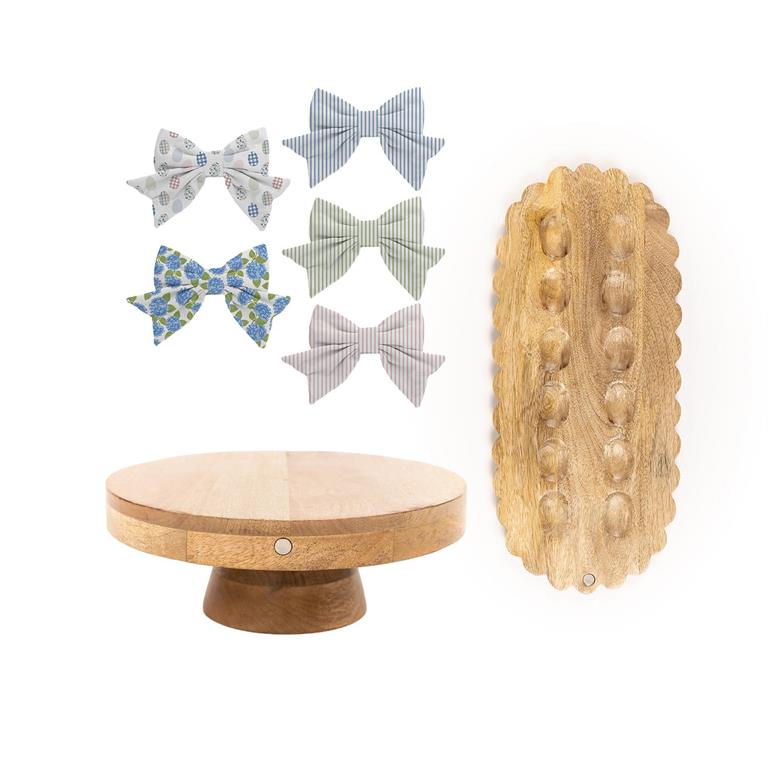 Fabric Bow Hydrangea