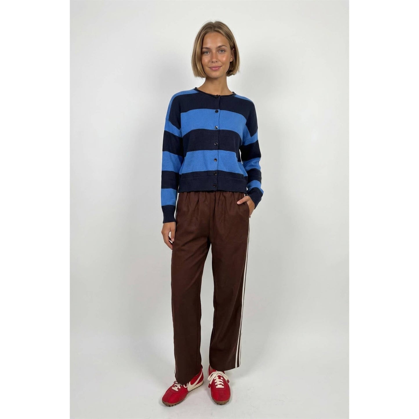 Navy/Lake Blue Cardigan