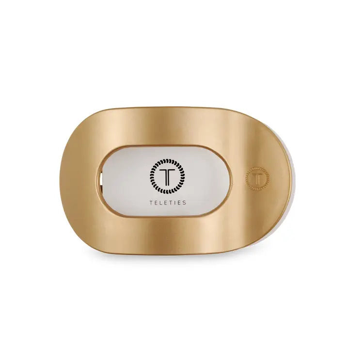 Teleties Round Flat Hair Clip Medium