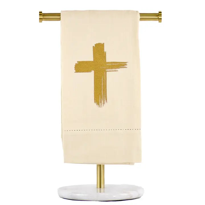 Cross Combo Tea Towel/ Trinket Dish Gift