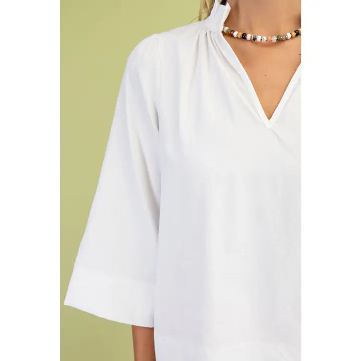 Cynthia Ruffled Neck Blouse