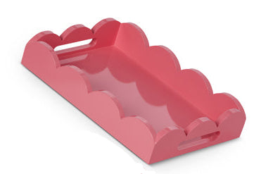 Bubblegum Scalloped Tray Small