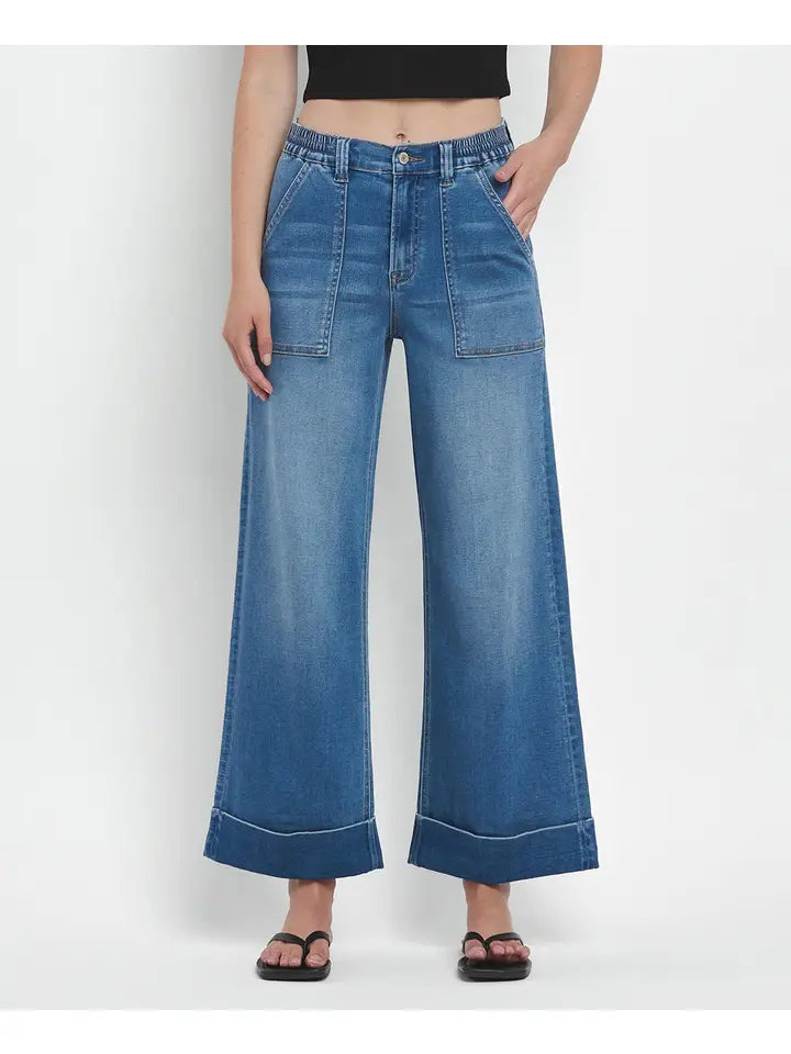 The Riley High Waisted Double Cuff