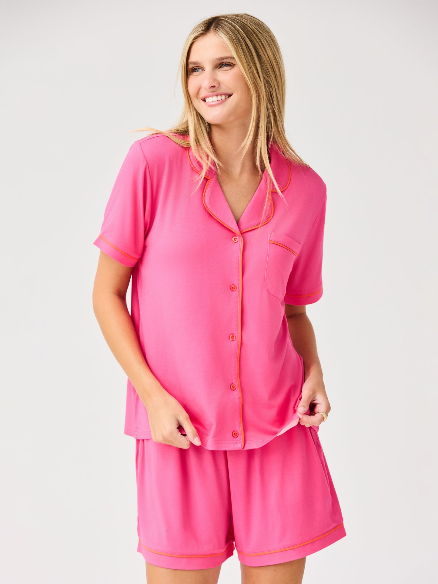 Mary Square Charlotte Pink Set PJ's