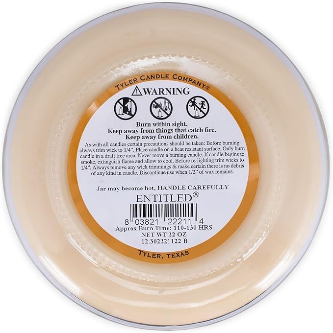 Tyler 22oz Candle - Entitled