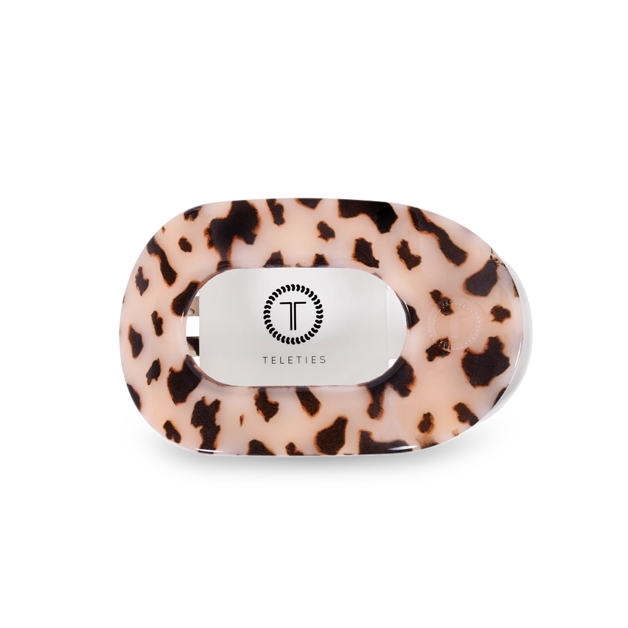 Teleties Round Flat Hair Clip Medium