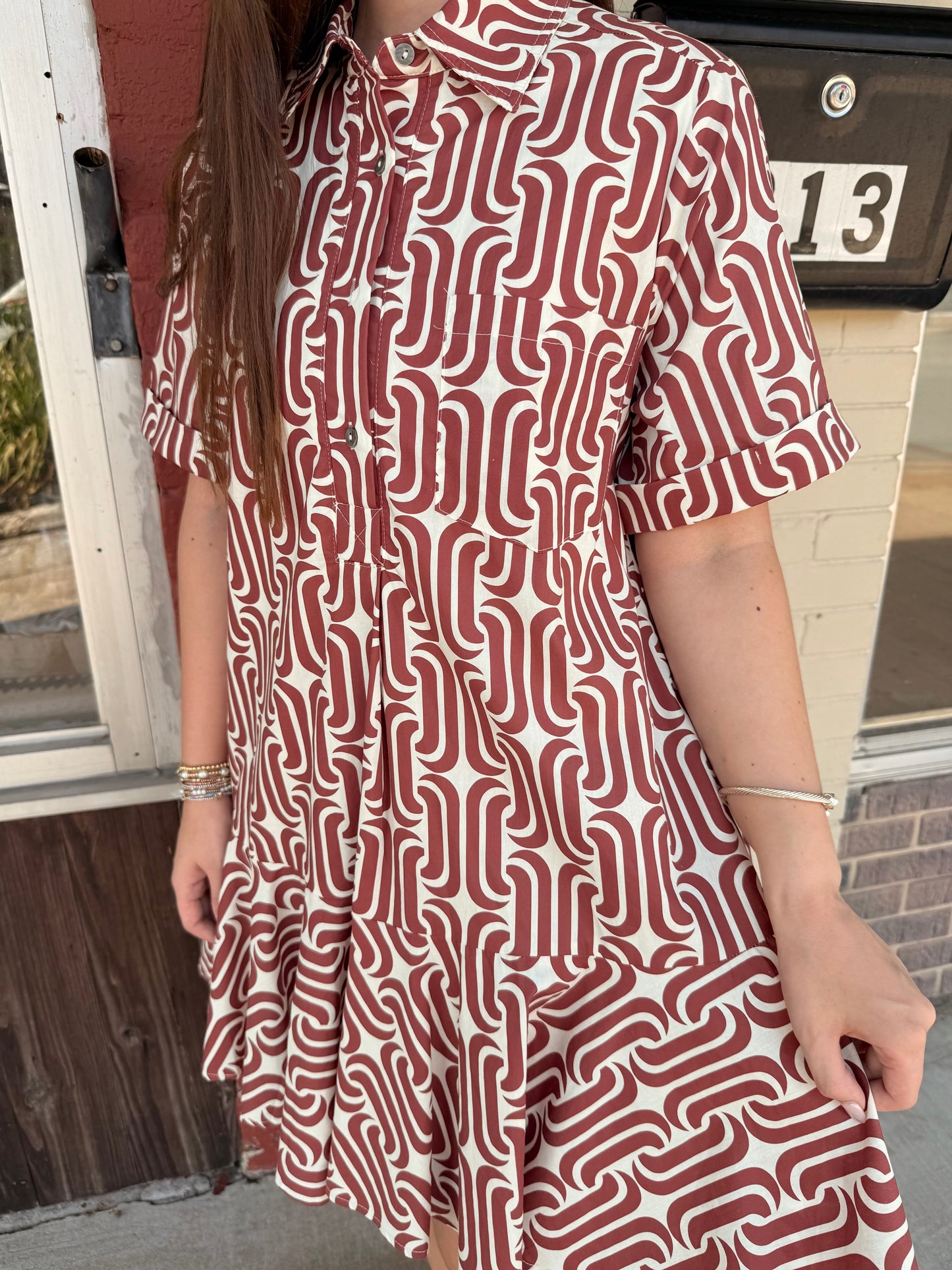 Abby Red Mini Dress