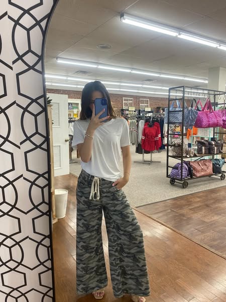 NoaBoa Camo Drawstring Waist