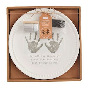 Mud Pie Hand Print Plate