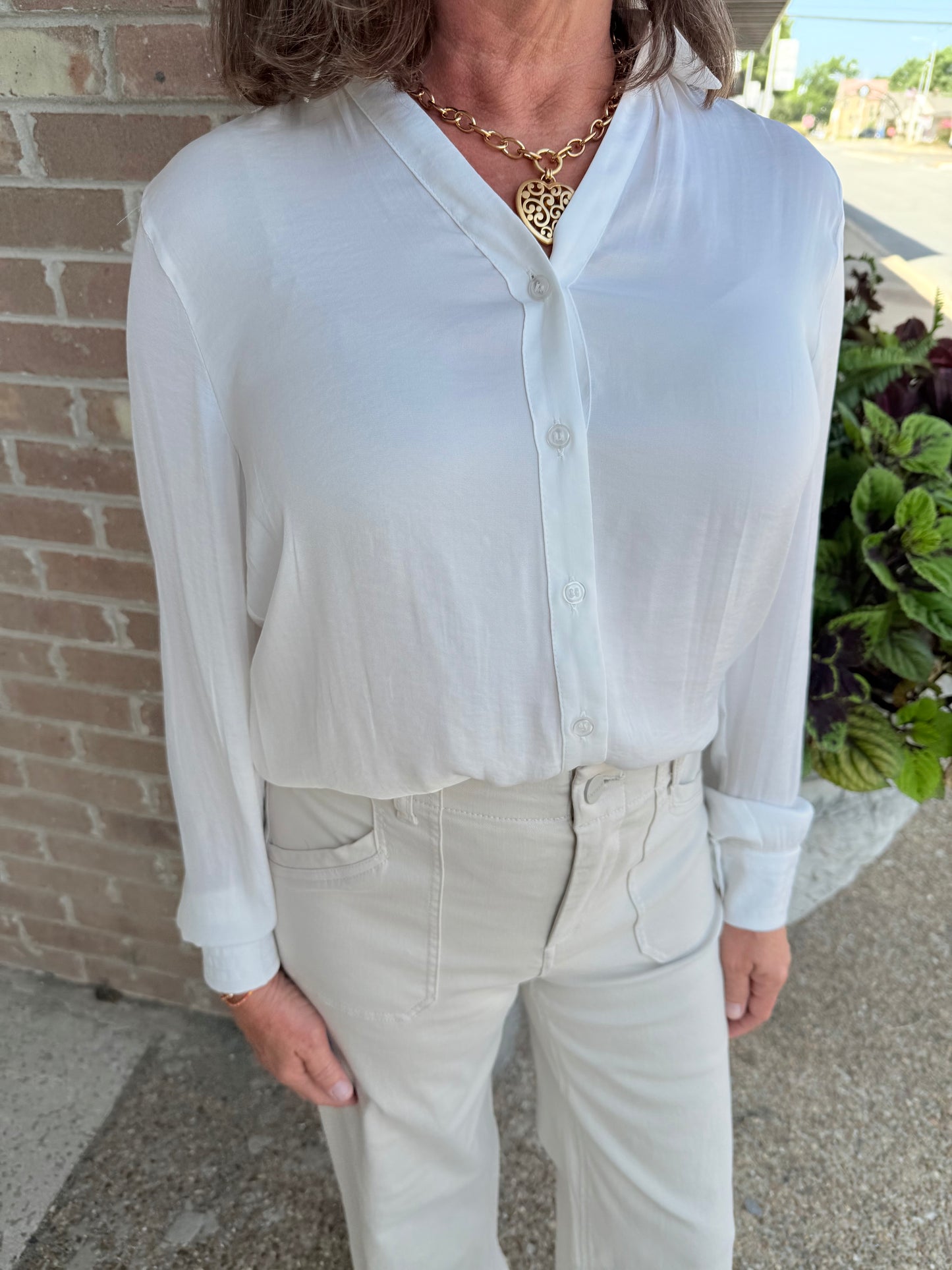 Renuar Creme Blouse