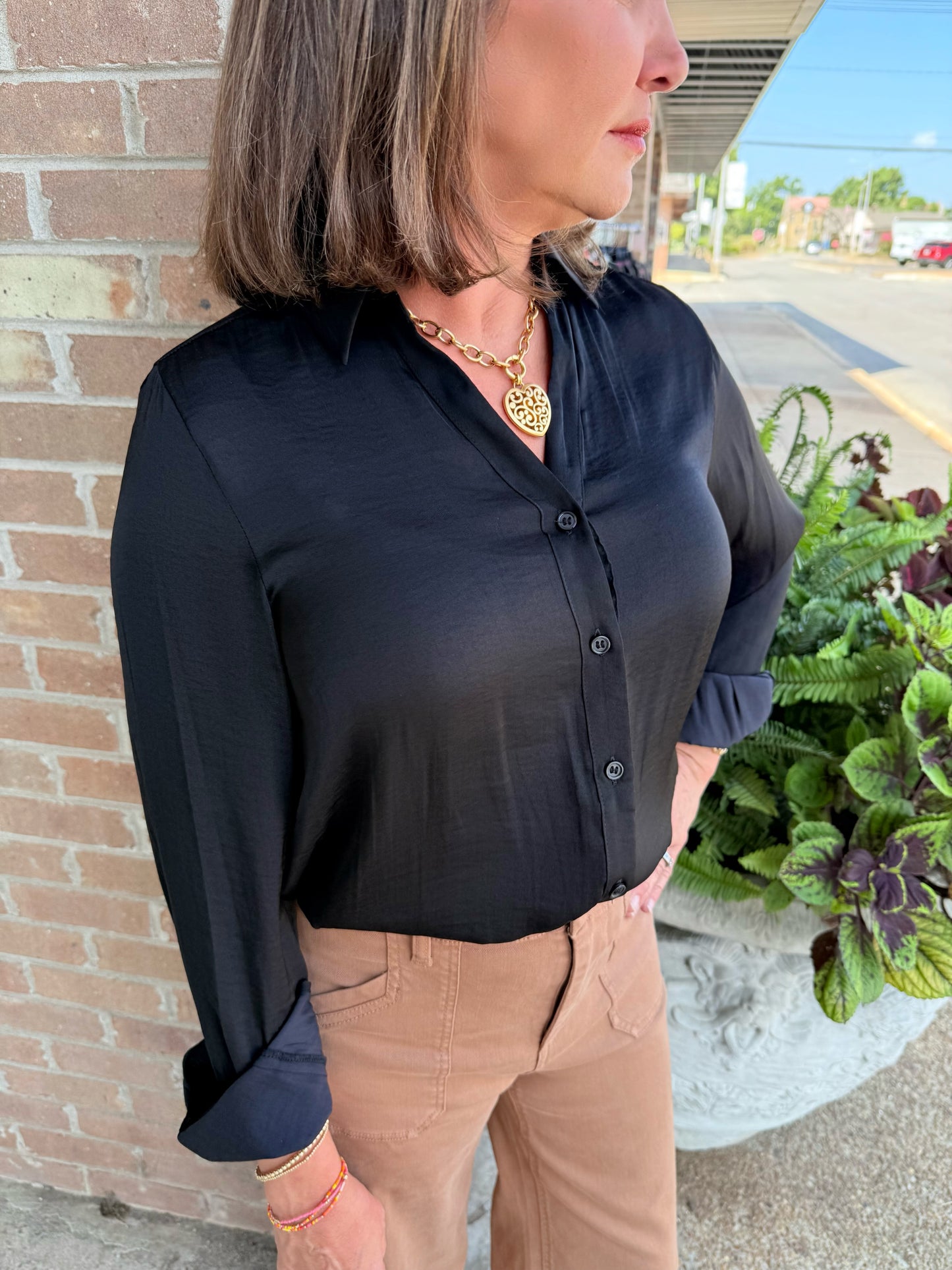 Renuar Black Blouse