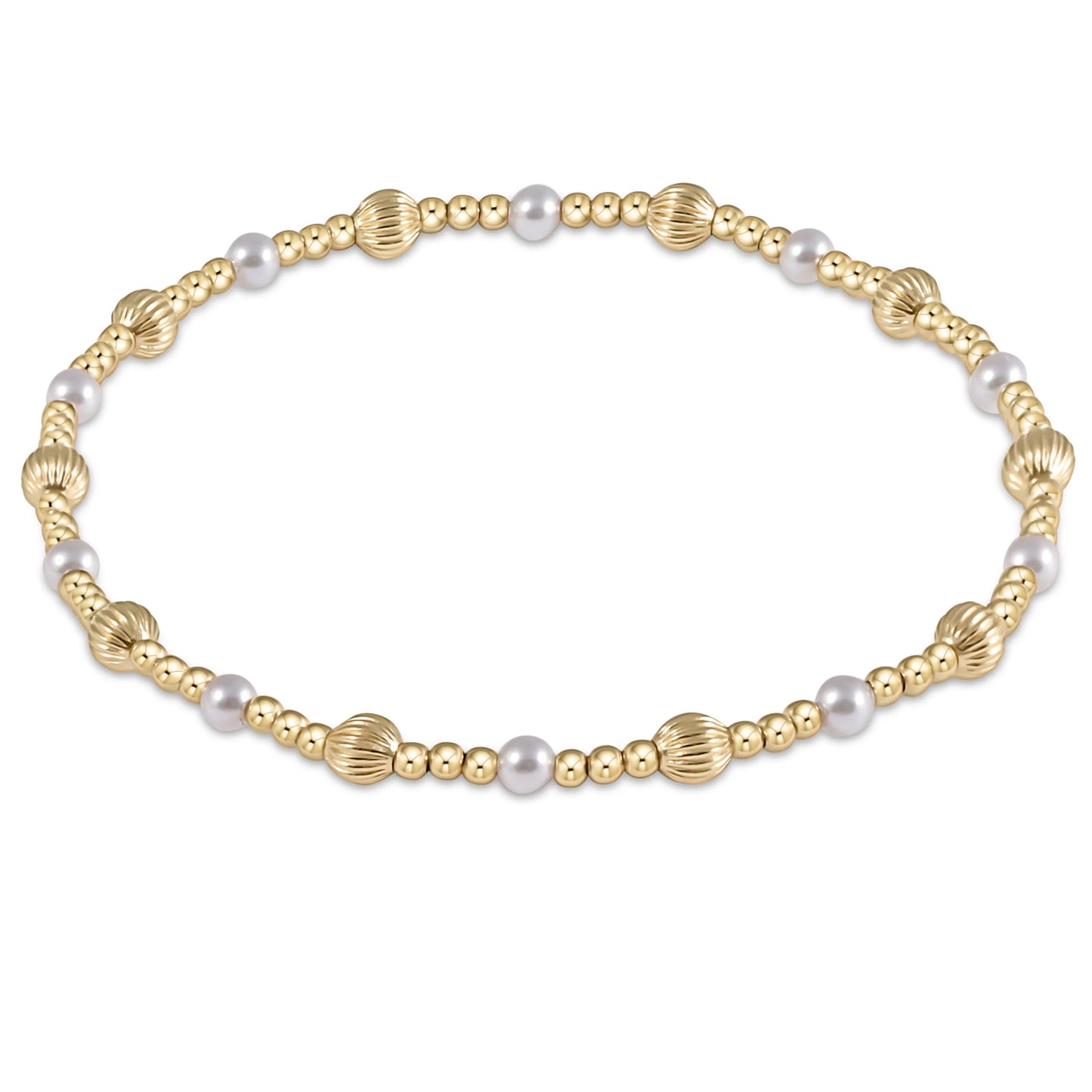 enewton Dignity Sincerity Gold/Pearl 4mm