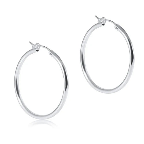Enewton Round Sterling 1.25 Smooth Hoop