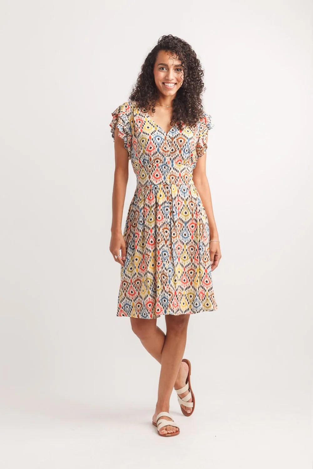 Papillon Ditsy Floral Print Dress
