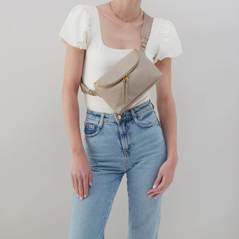 Taupe Fern Large Belt Bag