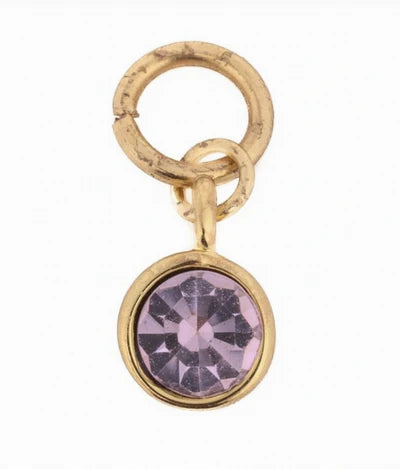 Mary Square Thea Birth Month Charm