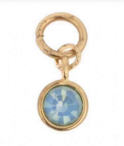 Mary Square Thea Birth Month Charm
