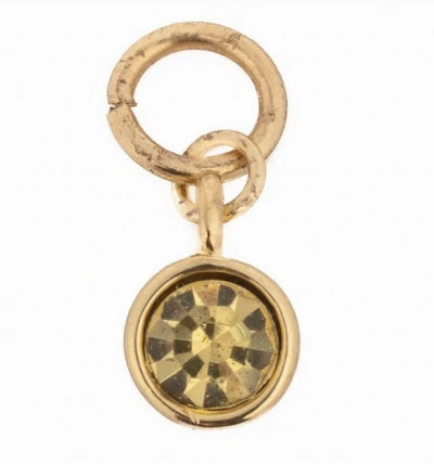Mary Square Thea Birth Month Charm