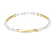 enewton Gold Bliss Bar and Pearl Bracelet