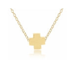 enewton Signature Gold Cross Necklace 16"