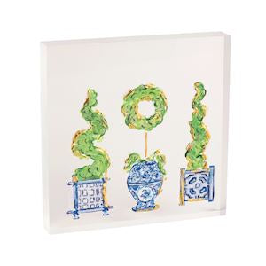 MP Three Topiary Acrylic Standing Frame