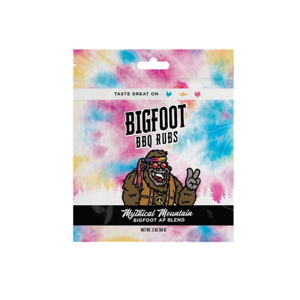 Bigfoot BBQ Rubs Mythical Mountain Individual