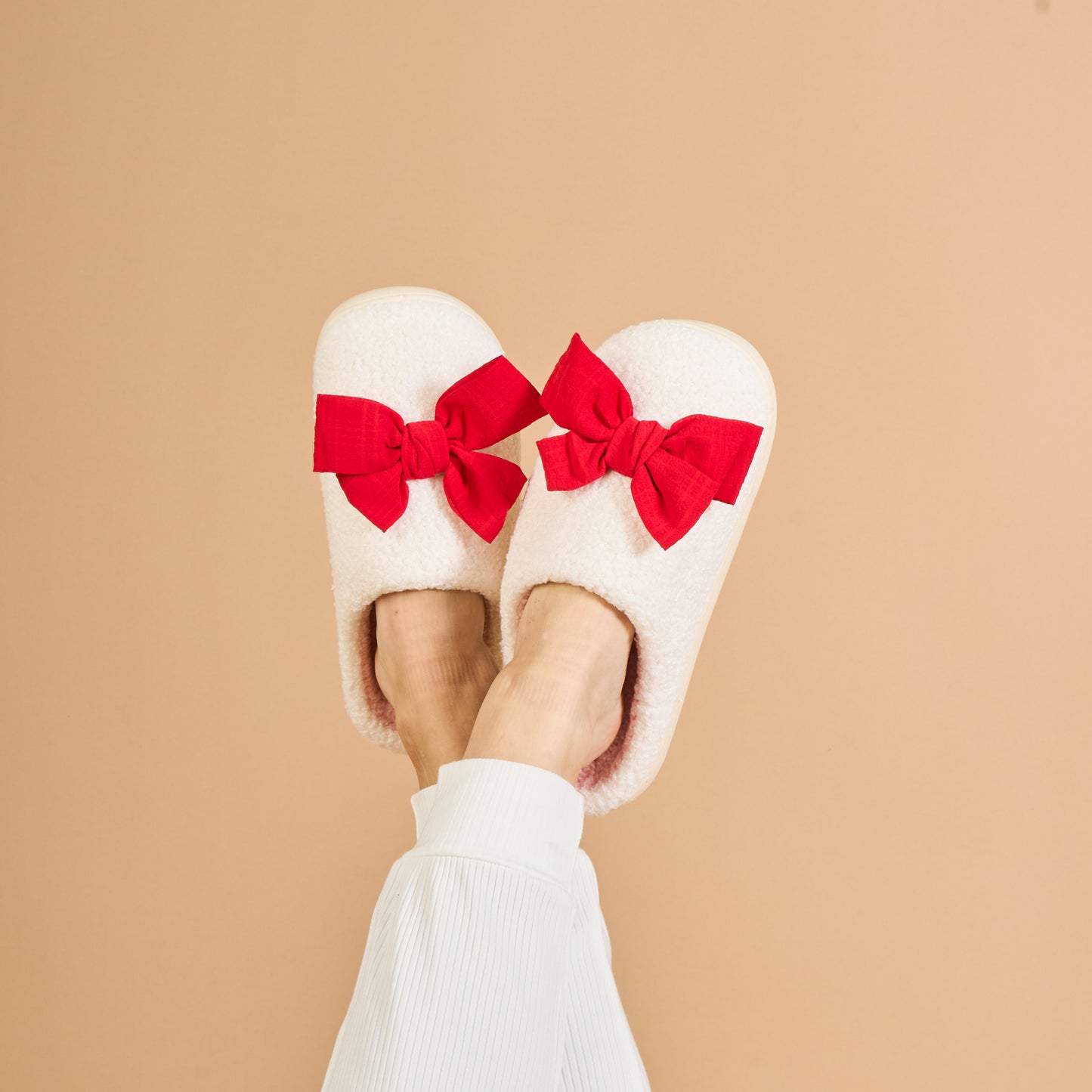 Darling Effect Slippers Red Bow