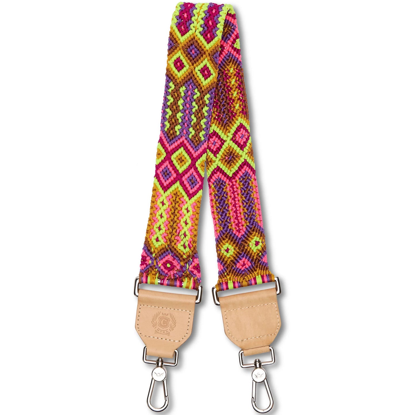 Wide Woven Shoulder Strap Bubbles