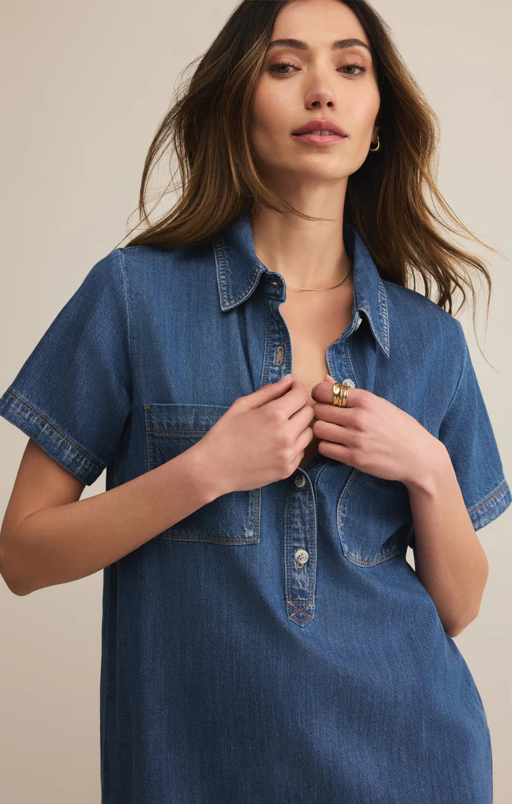 Authentic Denim Mini Dress