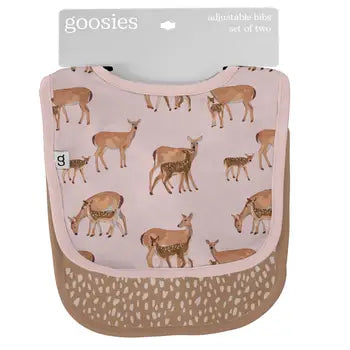 Goosies Does & Fawns Bib Set