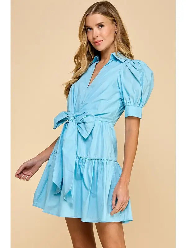Baby Blue Bow Dress