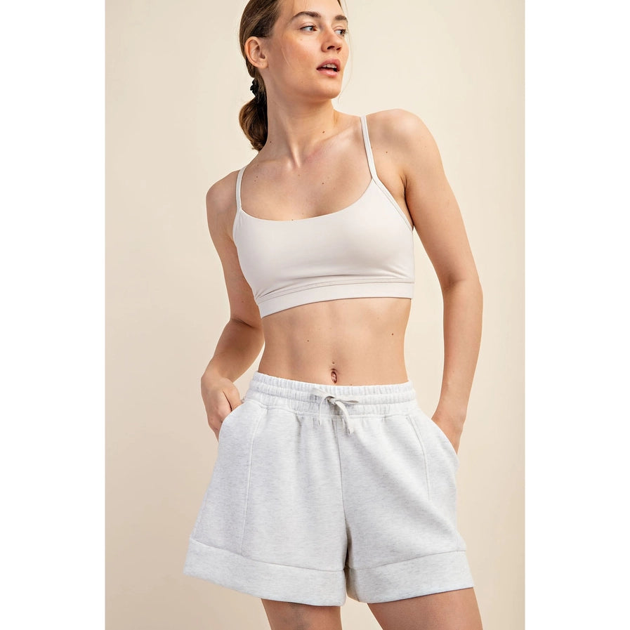 Light Grey Scuba Short