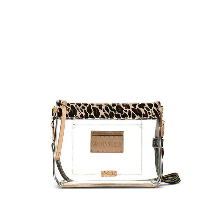 Consuela Downtown Crossbody Clear Mona