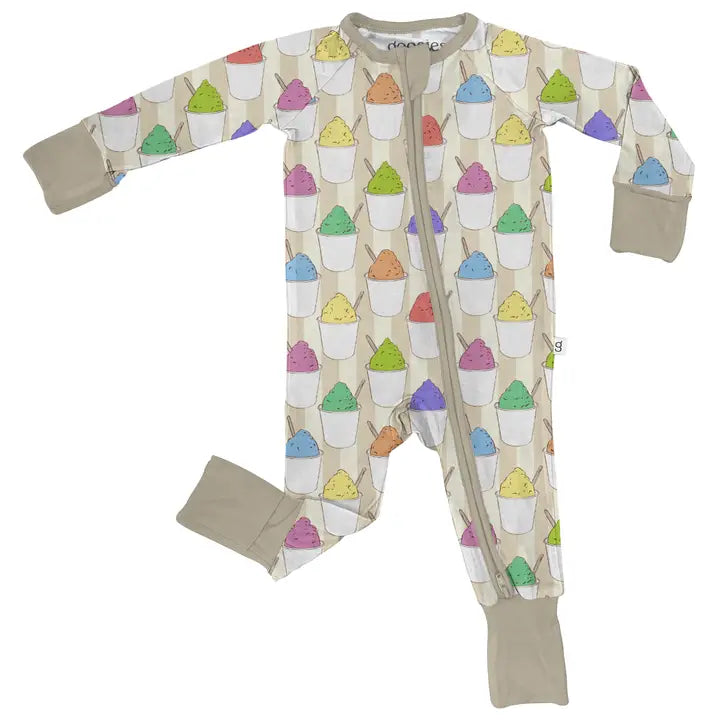 Sno Cone Long Sleeve Zip PJ