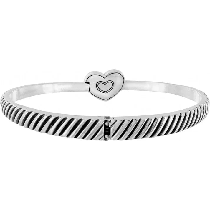 Celestia Heart Hinged Bracelet