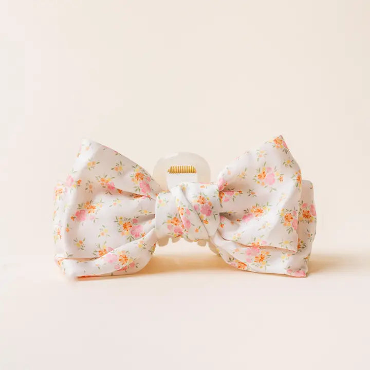 Satin Bow ClawClip Daydream