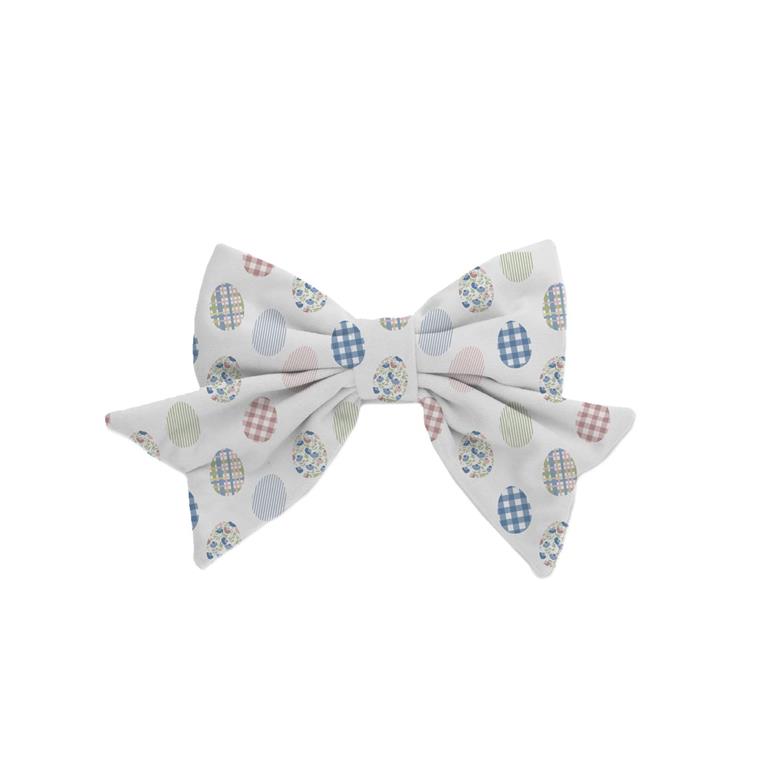 Fabric Bow Easter Egg