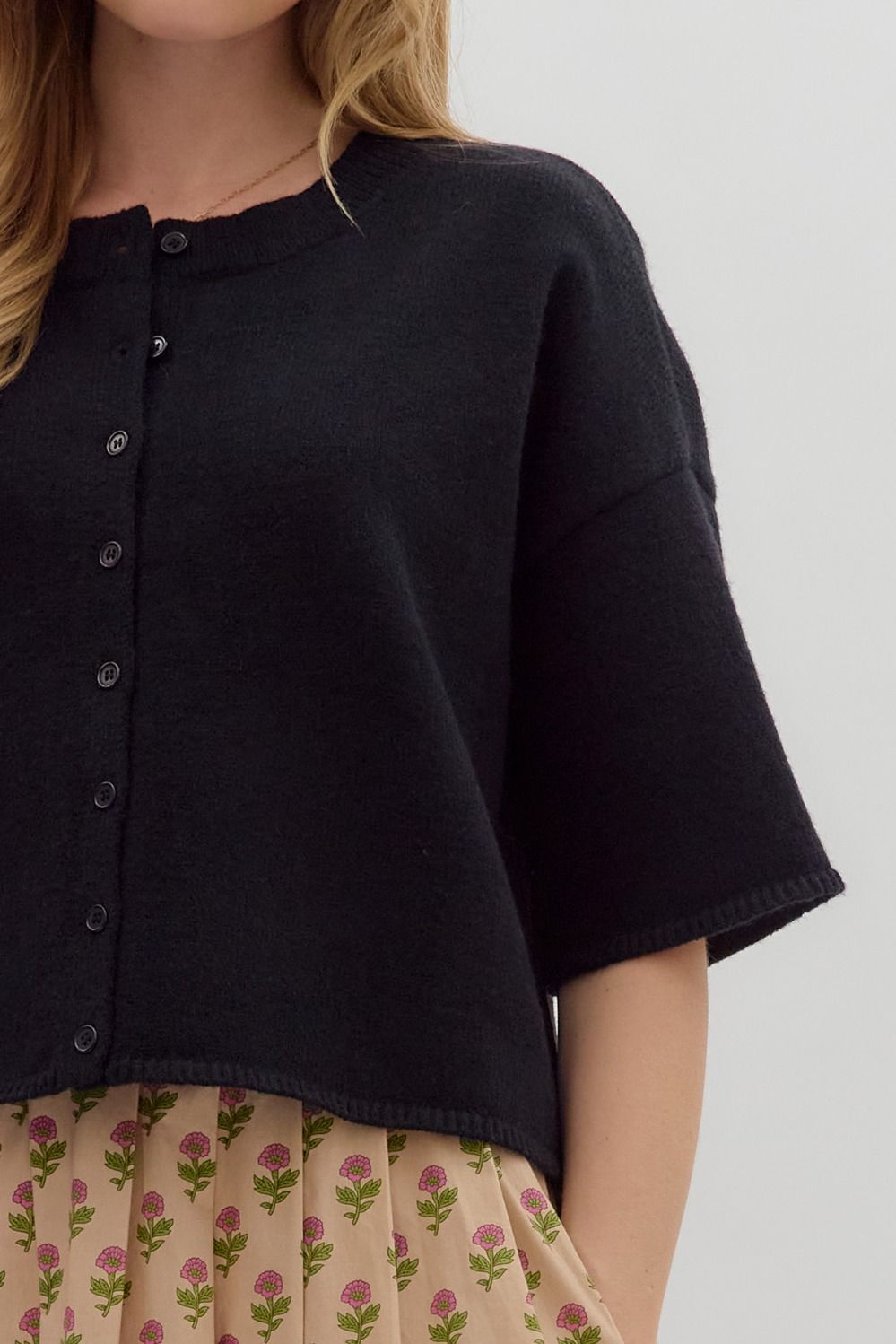 Carlie Black Cardigan