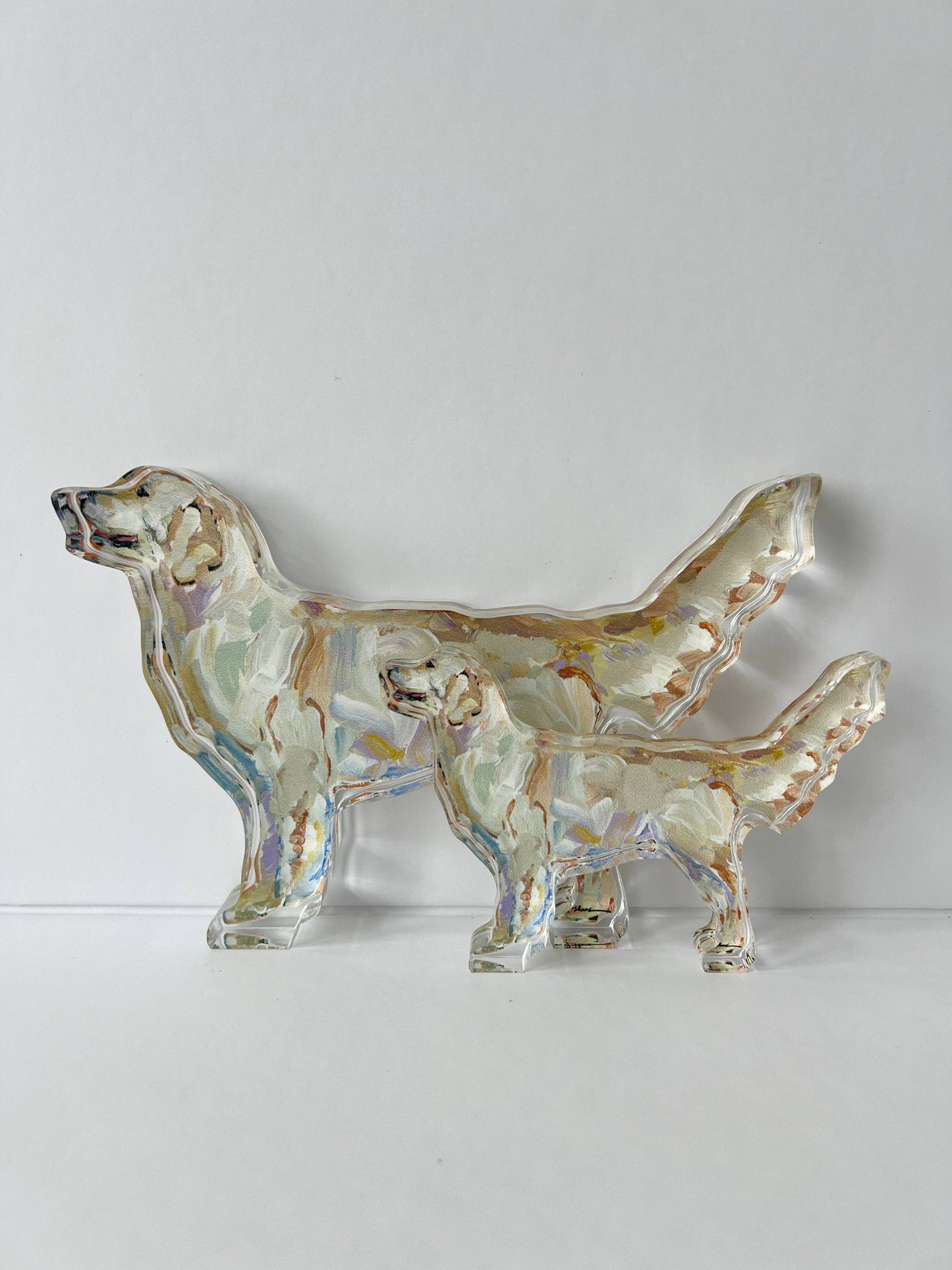 Golden Retriever Light Acrylic Small
