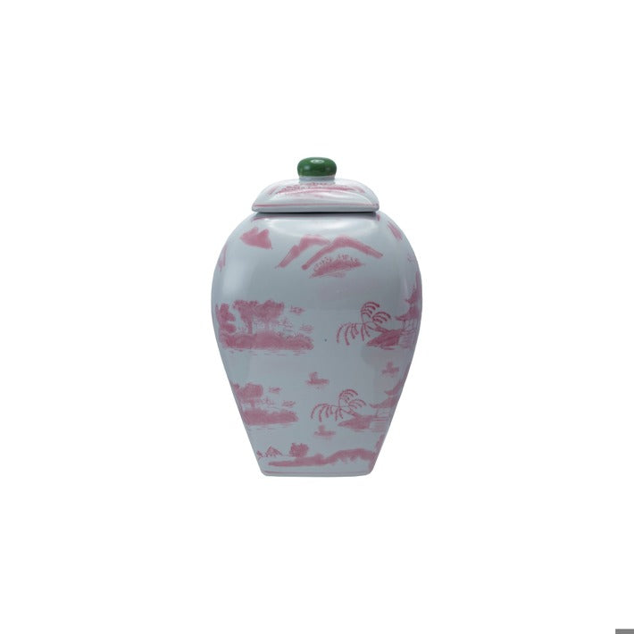 Pink Ginger Jar