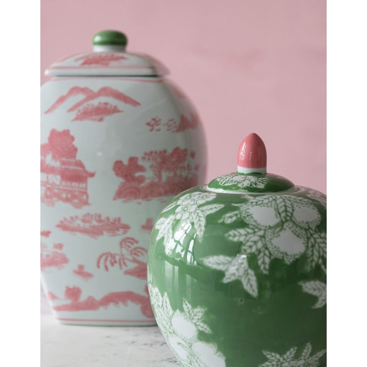 Pink Ginger Jar