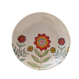 Hand-Painted Stoneware Plate