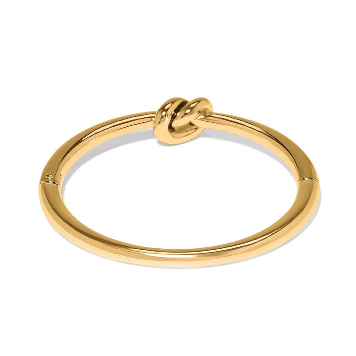 Interlok Single Knot Gold Hinge Bracelet