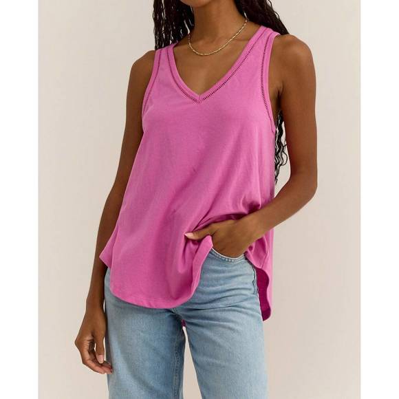 Z Supply Vagabond Lace Trim Tank