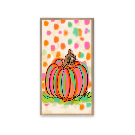 Baxter & Me Rainbow Patch Pumpkin Happy Block