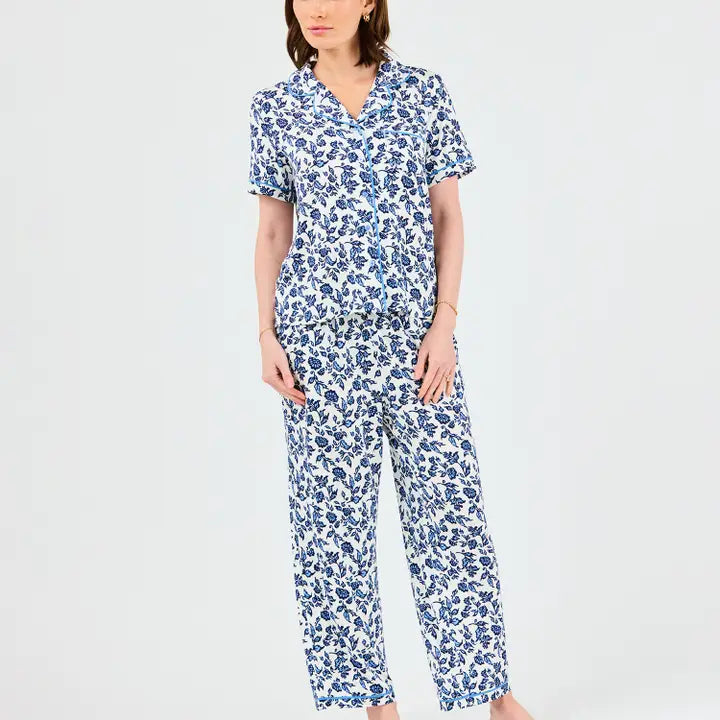 Mary Square Charlotte Ivy Script Navy