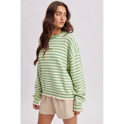 Striped Green Fish Shirt