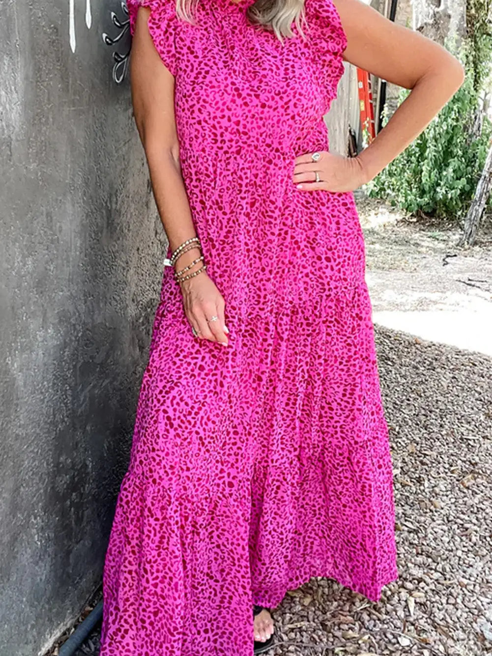 Lydia Leopard Maxi