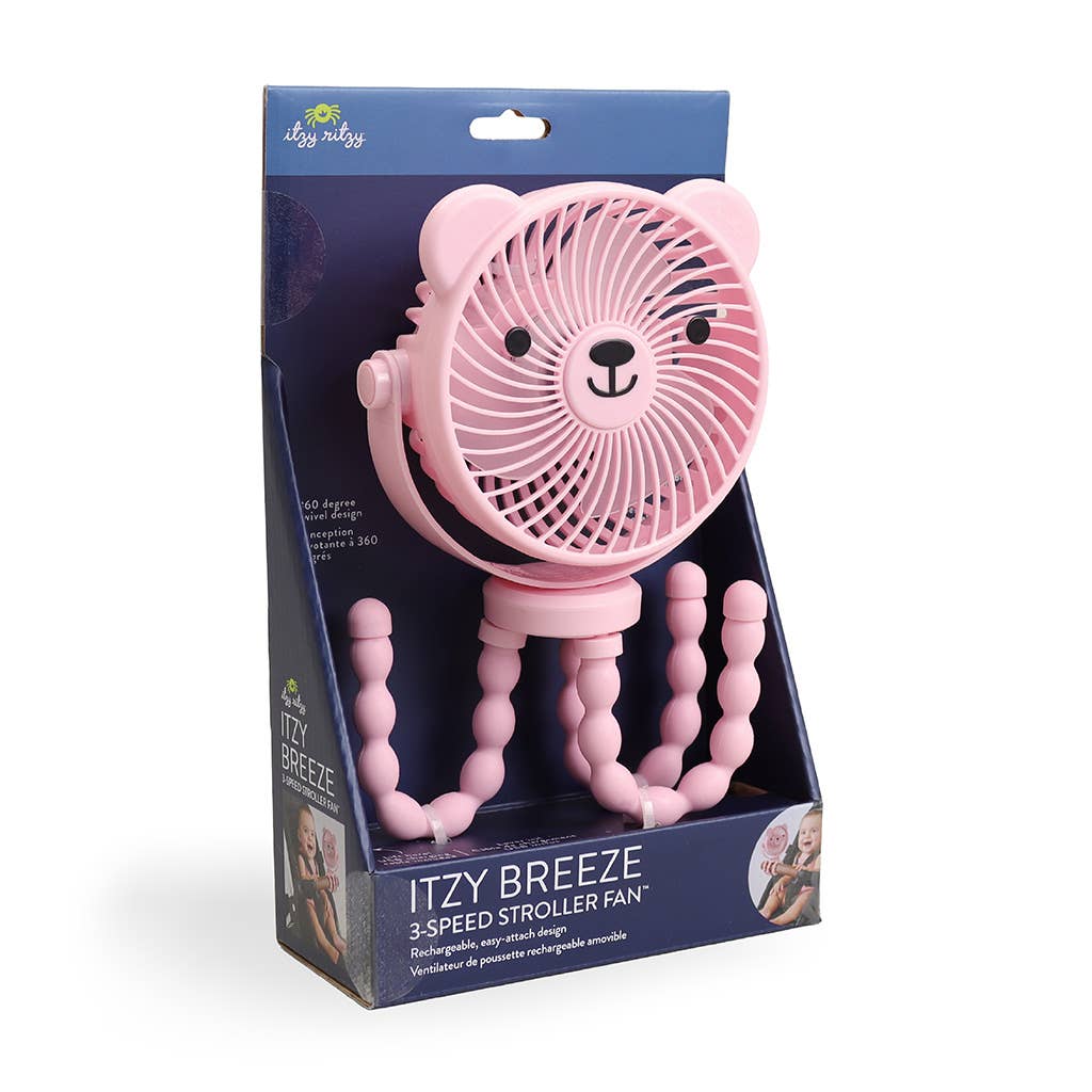 Itzy Breeze 3-Speed Stroller Fan Taupe